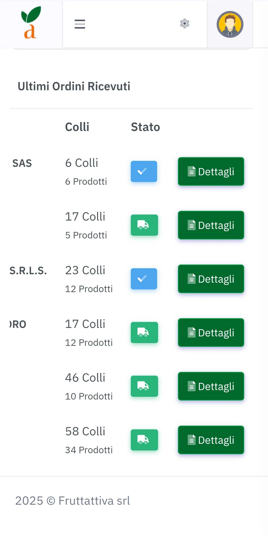 portfolio di Fruttattiva