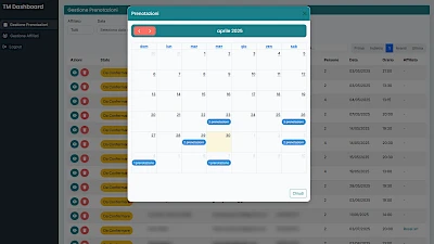 Prenotazione tavoli smart
